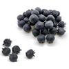 LATRAT 50 pezzi di plastica, mirtillo, decorazione realistica, frutta artificiale, verdura, per supporti di frutta artificiali, decorazione per ufficio da giardino, accessori di scena