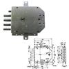 Mottura SERRATURA 555 SX CHIAVE LUNGA CF.IND.