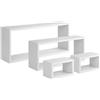 SET4 CUBI ARREDO MERLINO BIANCO