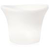 Bizzotto Lampada Led Dave Porta Bottiglie Colore Bianco Altezza 28 cm