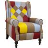 Generico Poltrona Reclinabile Patchwork