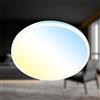 Briloner Plafoniera LED Piatta Pulup 22W IP20 con Telecomando colore Bianca