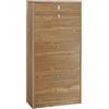 Generico Scarpiera 3 Ante + 1 Cassetto cm.63x29 h.127 colore Noce Stelvio