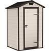 Keter Casetta Resina Manor 4x3 1 Porta Colore Beige cm 128x94 h.196