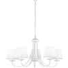 Trio CORTEZ LAMPADARIO 5LUCI METALLO BIANCO D.65 E14