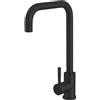 Miscelatore Monocomando Lavello Canna Alta Colore Nero
