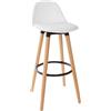 Atmosphera Sgabello Bar Maxon in Polipropilene colore Bianco