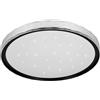Trio Plafoniera Varda LED Ø40cm Potenza 24W Bordo Nero 2700-6500K