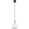 Trio Sospensione Diva in Vetro Ø20cm Attacco E27 colore Ottone Satinato