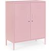 Bizzotto Credenza Cambridge 2 Ante cm.40x80 h.101 colore Rosa Pastello