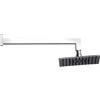 Idro Bric Braccio Doccia con Soffione Dimensione cm 20x20 Ottone