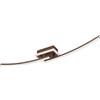 Eglo Plafoniera LED Lungolago 12W 4000K cm.74 Bronzo e Bianco