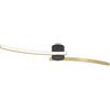 Eglo Plafoniera LED Aieta Potenza 12W 4000K cm.72 colore Nero e Ottone