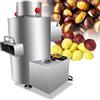 ZHLINGQ Macchina per Pelare Le Castagne - Macchina Automatica per Pelare E Aprire Le Castagne, Pelapatate Elettrico Commerciale per Castagne Da 100 Kg/H Con Maniglia Nessun Danno Alle Castagne,220V-10blades