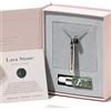 Scilla ROSE Breathe Deeply Moon Phase - Collana con ciondolo in argento con miscela di olio di eucalipto fresco e pietra lavica, aromaterapia per rilassamento, sollievo dallo stress e rilassamento, set regalo per