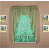 Today's Curtain Emelia - Coppia di swagger in voile originale, 160 cm, con foglie polverose, 228 x 160 cm