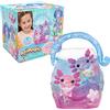 ANIMAGIC - Let's Glo Axolotl Bubble Reef | Acquario interattivo + 2 axolotl rosa & viola | Compagni elettronici luminosi | Fluttuano & si illuminano | Gioco sensoriale tattile per bambini 4+