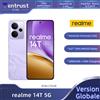 realme Versione globale realme 14T 5G Smartphone MTK Dimensity 6300 Display AOLED da 6,67 pollici Batteria da 6000 mAh Primo resistenza all'acqua AI IP69 - Purple