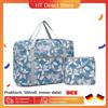 KONO Borsa per bagaglio a mano in Nylon pieghevole Kono per aereo-leggera, compatta e resistente, ideale per i viaggi - Blu