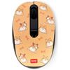 Legami - Mouse Wireless con Ricevitore USB Ultra Compatto, Tema Corgi, 3 Opzioni di Velocità, Materiale ABS, Connessione Wireless fino a 10 m