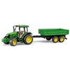 BRUDER John Deere 5115 M with tipping trailer 1 St