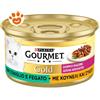 Purina Cat Gourmet Gold Doppio Piacere Coniglio e Fegato - Lattina Da 85 Gr