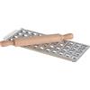 IMPERIA Raviolamp Classic stampo alluminio 44 raviolini quadri da brodo mm 25x25 con mattarello