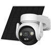 Imou AOV 4G 5MP Telecamera da esterno 4G e Wifi Motorizzata con pannello solare. Tecnologia AOV per registrazione 24/7 . Incluse Sim teleDati 4G ed