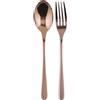 Sambonet Set 2 Posate a Servire Taste Mirror PVD Color Bronzo