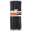 Oksdown Nero Fascette Plastica per Cavi Stringicavo 100 Pezzi 3,6mm x 300mm Nere Nylon Fascette Elettricista per Gestione dei Cavi Elettrici Giardinaggio