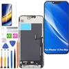 HLYGZX Display per iPhone 13 Pro Max LCD di ricambio FHD Touch Screen 3D Touch ID Digitizer cornice di montaggio, impermeabile, kit di riparazione