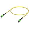 Ubiquiti Cavo a fibre ottiche Ubiquiti UACC-OFC-SA-MPMP-1M-10 cavo InfiniBand e in fibra ottica Giallo (Indoor OS2 single-mode fiber - patch cable with MPO-12 Type B APC connectors designed for 100G applications. 1M, 10 pack Warranty: 24M) …