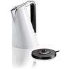 BUGATTI, Vera Easy, Bollitore Elettrico con Filtro Anticalcare Removibile, capacità 1.75 Litri, 2180 W, Corpo in Acciaio Inox (Bianco)