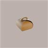 LUCGEL SRL 10 Pz Scatola Monoporzione Avana per Trasporto Dolci 13x13 H10 cm