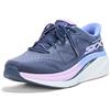 Skechers Go Walk Max Cushioning Arch Fit Areena, Scarpe da Ginnastica Donna, Navy Textile/Lavender Trim, 40.5 EU