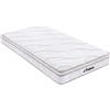 Materasso singolo a molle a 3 zone memory foam 90 x 200 cm - WOLKENTANZ di YSMÉE