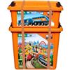 BRIO World - Set Deluxe con Tunnel Azione, Smart Tech Sound, Set Costruzioni in Legno 91 pezzi, Giocattolo per Bambini 3+ Anni