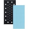 Trend Pad Levigatura Professionale Mezza Foglio 115 x 230 mm, Grani 80/120/180 + Pad Saver, Pack da 7, Rete Abrasiva per Levigatura di Superfici Ampie, AB/HLF/M7/P