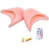 vuUUuv 4 Cps (2PAIR) morbido silicone gel Pointe Ballet Dance shoe toe Pads toe Protector con traspirante