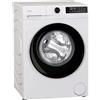 Candy GD 49B8-S Lavatrice caricamento frontale, Classe Energetica B, Capacita 9 kg , Centrifuga 1351 Giri, Acciaio Inox - Bianco