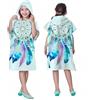 Proumhang Poncho da Surf/Bagno/Piscina/Spiaggia per Bambini,Asciugamano con Cappuccio in Microfibra,Accappatoio da Spiaggia,Asciugamani Poncho con Cappuccio per Ragazzi e Ragazze Stile 15 75x60cm