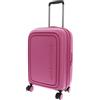 Mandarina Duck LOGODUCK + Trolley Cabin EXP, Rosso viola., 35 cm (L) x 23 cm (W) x 55 cm (H), Linea iconica policarbonato