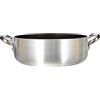 Baldassare Agnelli Pentole Agnelli ALSA2106S28 Casseruola Bassa con Maniglie, Alluminio, Argento, 28 cm