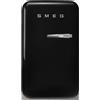 Smeg linea Anni '50 Smeg Frigorifero monoporta con cerniere a sinistra a libera installazione FAB5LBL6 finitura nero da 41 cm