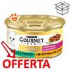Purina Cat Gourmet Gold Doppio Piacere Coniglio e Fegato - Lattina Da 85 Gr - CONFEZIONE RISPARMIO
