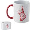 Tazza natalizia in ceramica Festimug da 300 ml personalizzate o neutre