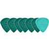 GEWA OVATION Diamond Picks Nylon Sharp Tip Plettri - Super Grip - appuntito - Set da 7 (6+1 pezzo Nylon Standard gratis) - 1,00 mm - teal green - verde - Made in Czech Republic