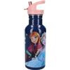 My sweety pop - Borraccia per bambine Frozen blu - acciaio inossidabile - asilo - scuola - vacanze - pasto - 22 cm - 500 ml - idratazione - idea regalo - bottiglia