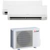 Mitsubishi Electric Dualsplit 1200+12000BTu DW
