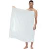 Desert Dress IHRAM Coperta 2 pezzi asciugamano bianco Hajj Umrah Uomini Ragazzo Adolescente Ahram FBA (Adulto (210 x 105 cm))